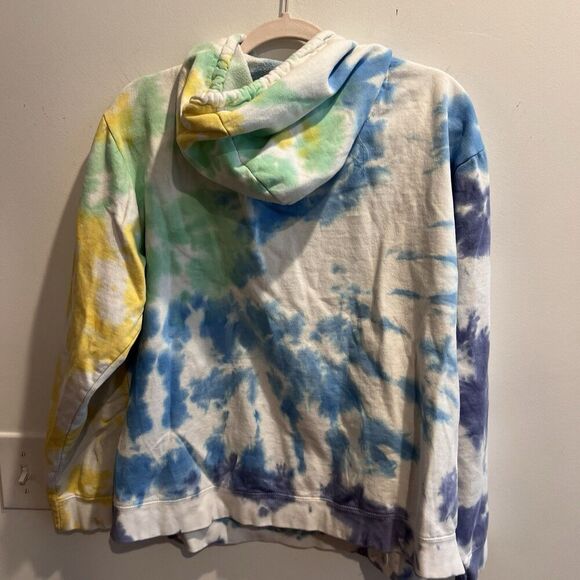 Liquid Blue Grateful Dead Space Your Face Sweatshirt Tie Dye Hoodie Mens S/M VTG - Picture 6 of 9